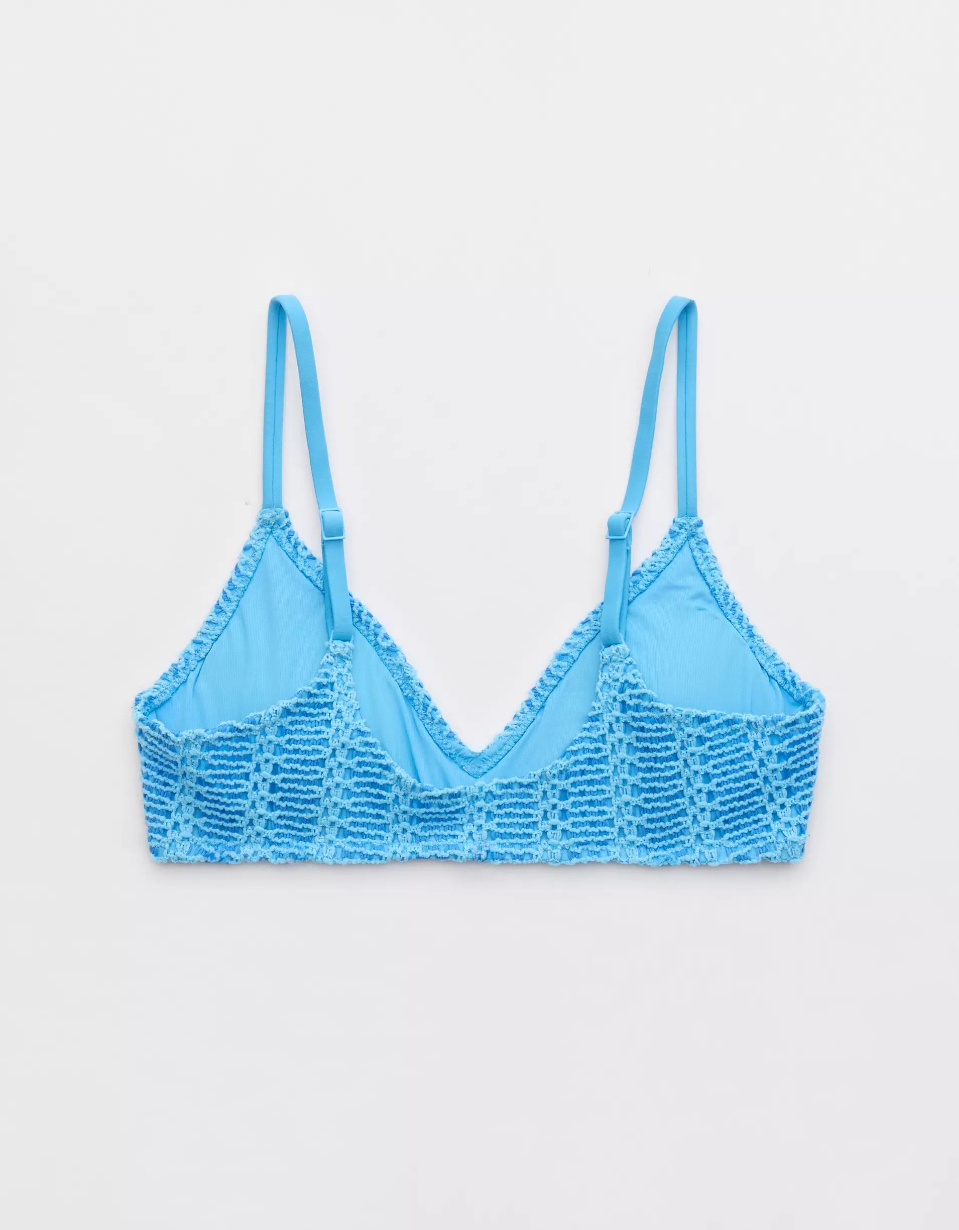 Aerie Cloudweave Crochet Voop Bikini Top Product Image