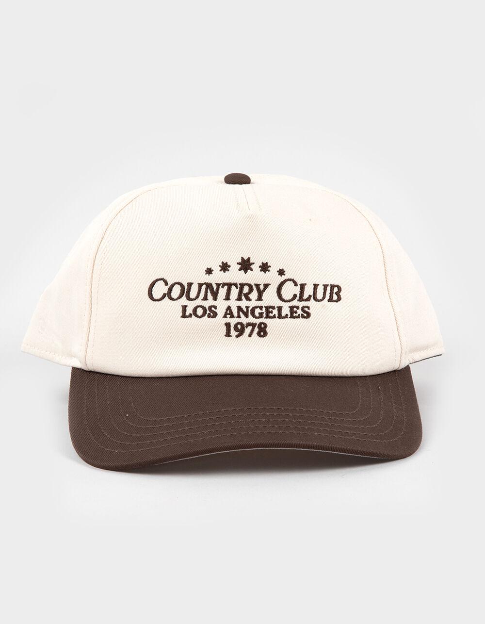 AMERICAN NEEDLE Los Angeles Country Club Snapback Hat - BROWN COMBO Product Image