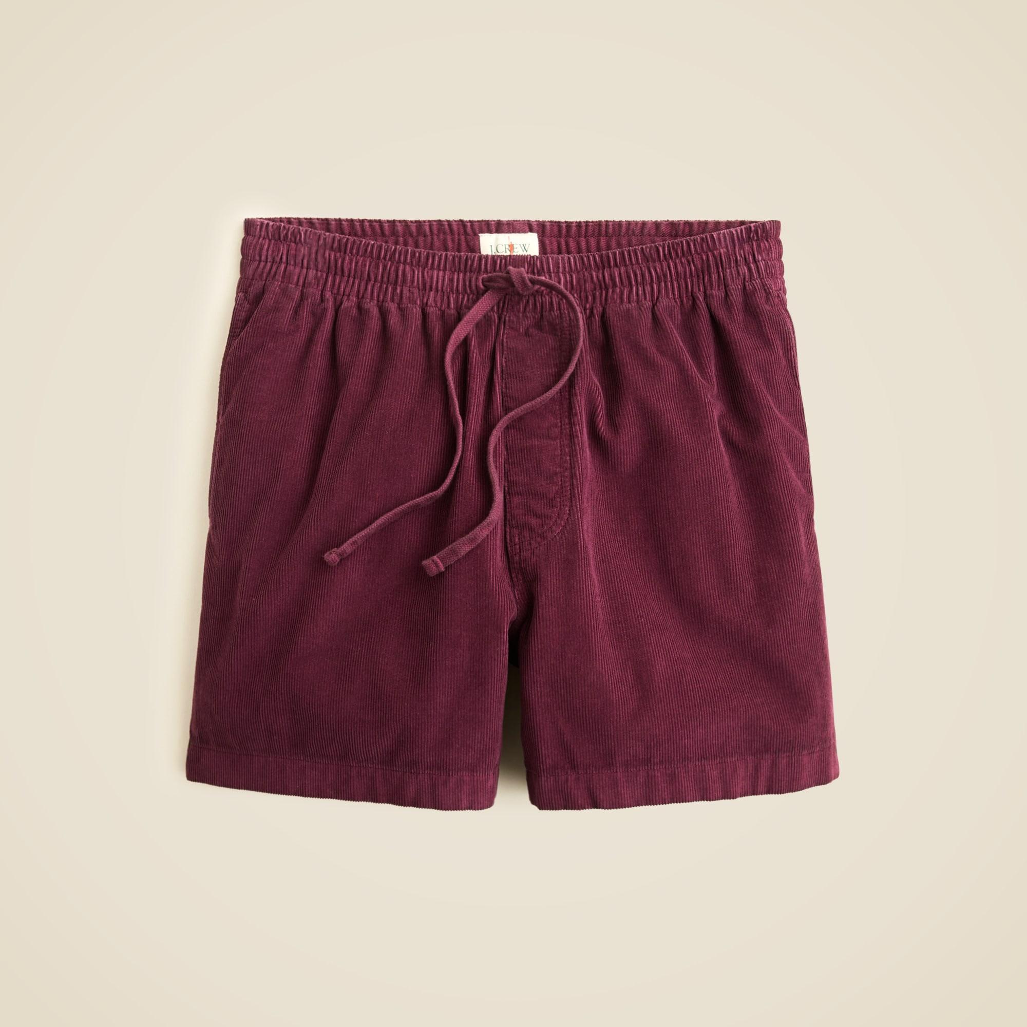 Everyday drawstring short in corduroy Product Image