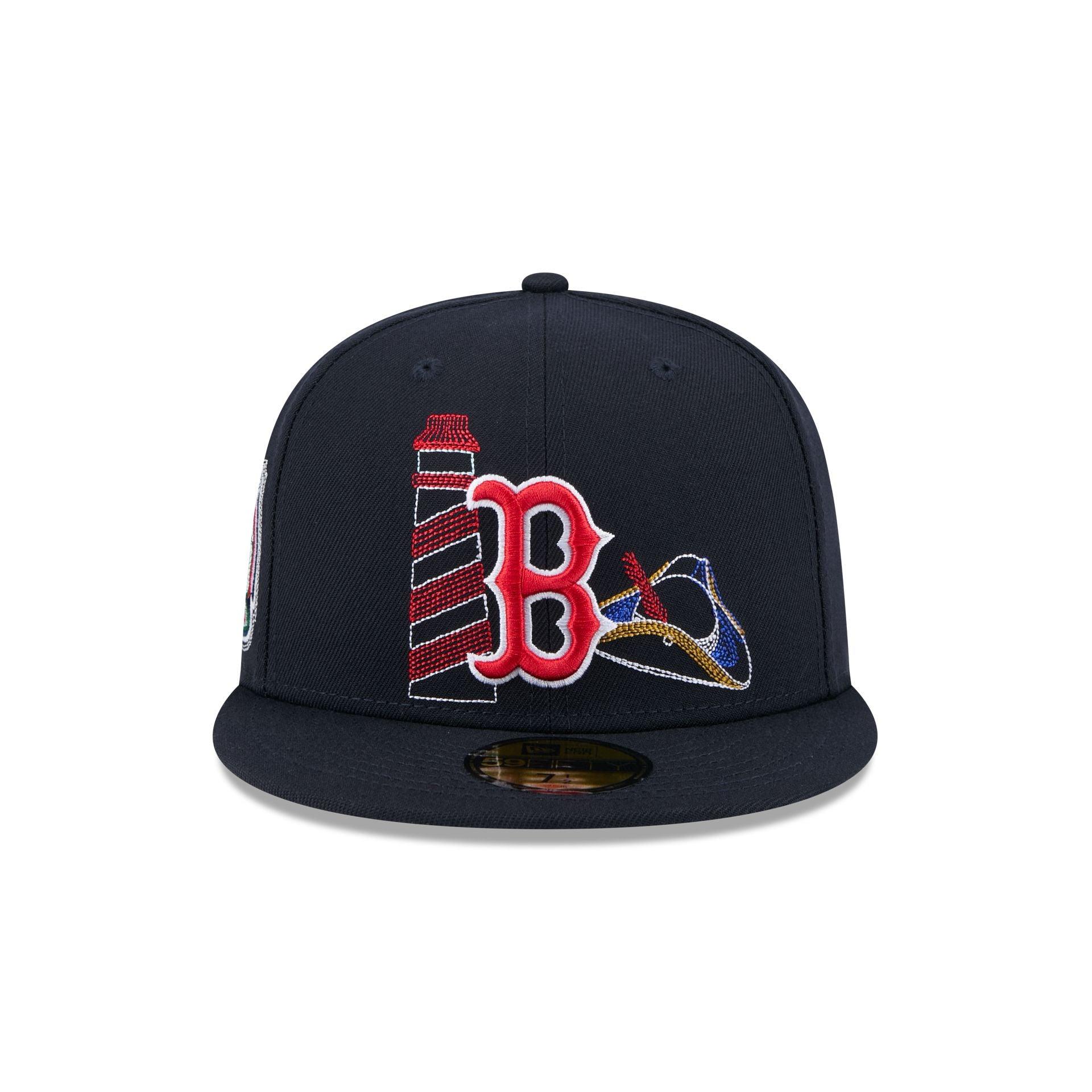 Boston Red Sox State Stitch 59FIFTY Fitted Hat Male Product Image