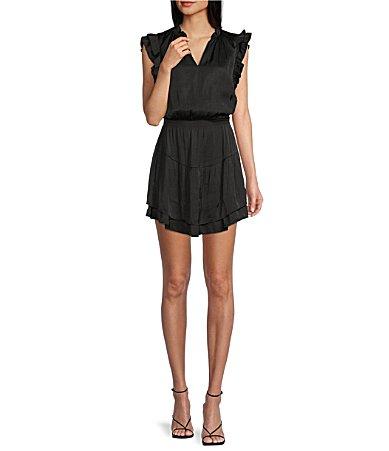 Steve Madden Prairie Dreams Cap Sleeve Mini Dress Product Image