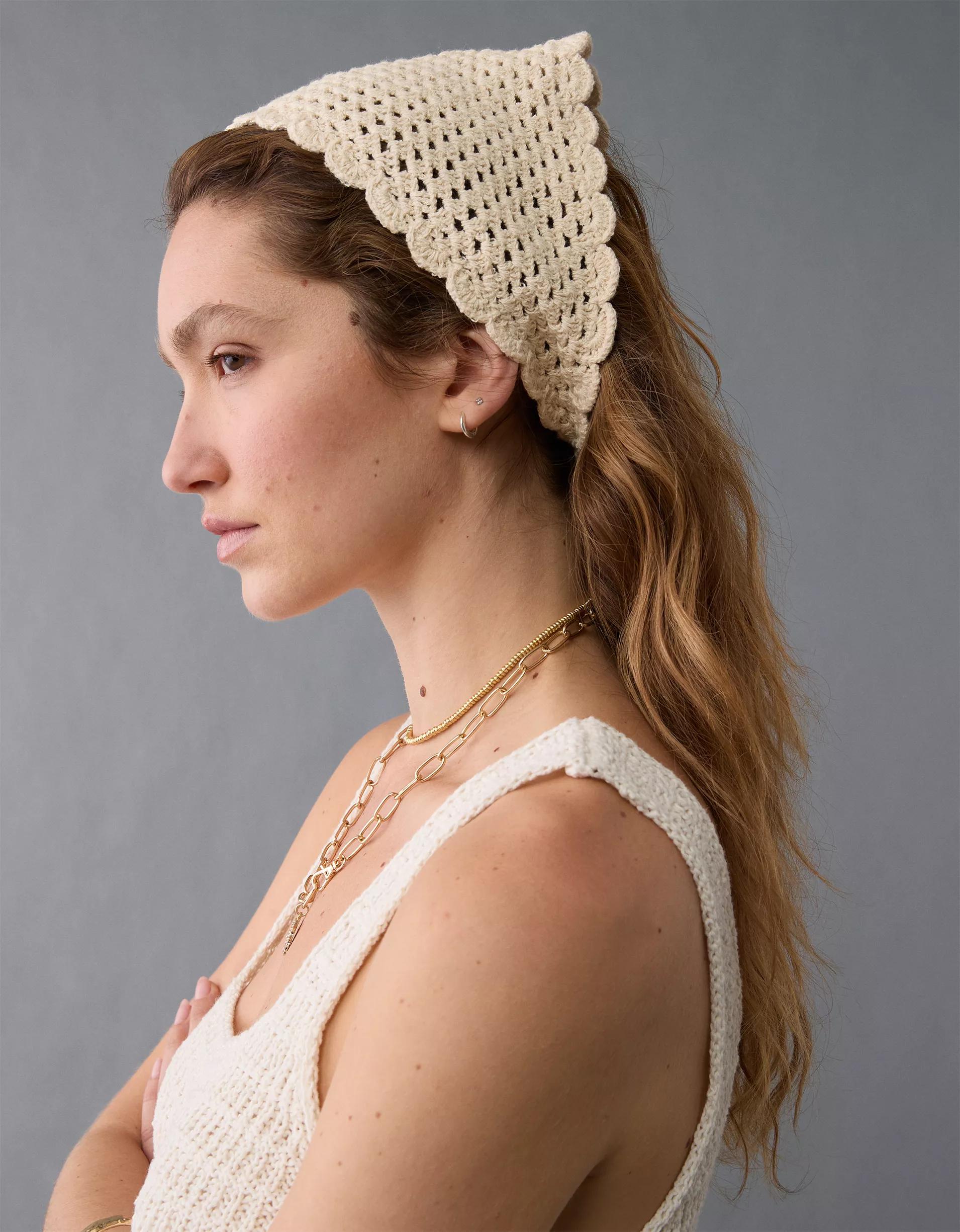 AE Crochet Bandana Headband Product Image