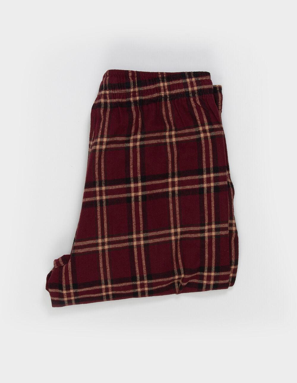 RSQ Mens Plaid Pajama Pants - WHT/GRAY Product Image