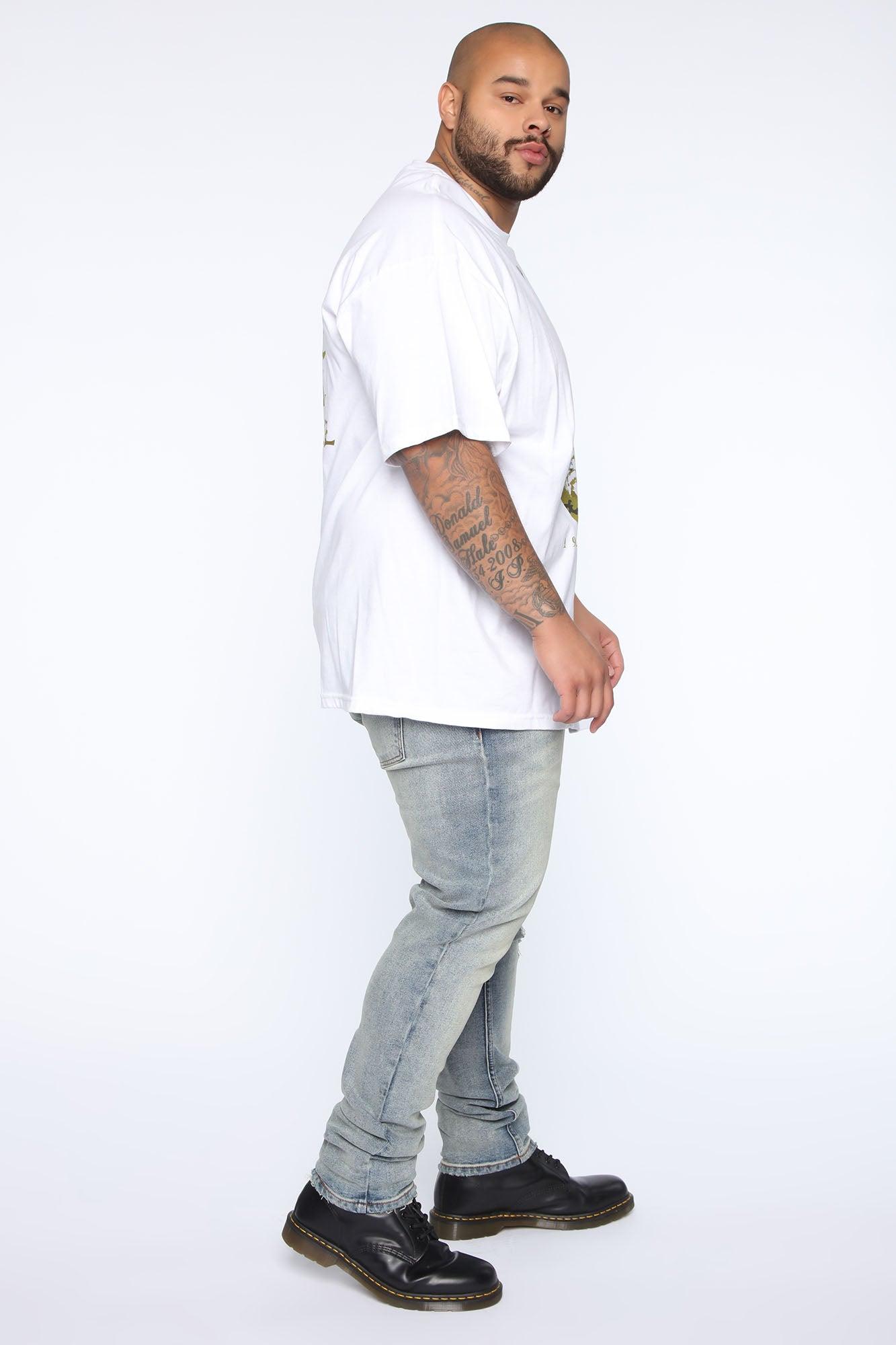 Take No L's Skinny Jean - Vintage Blue Wash Product Image