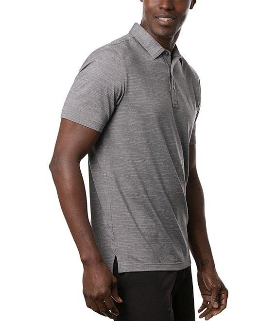 TravisMathew The Heater Performance Stretch Short Sleeve Polo Shirt Product Image