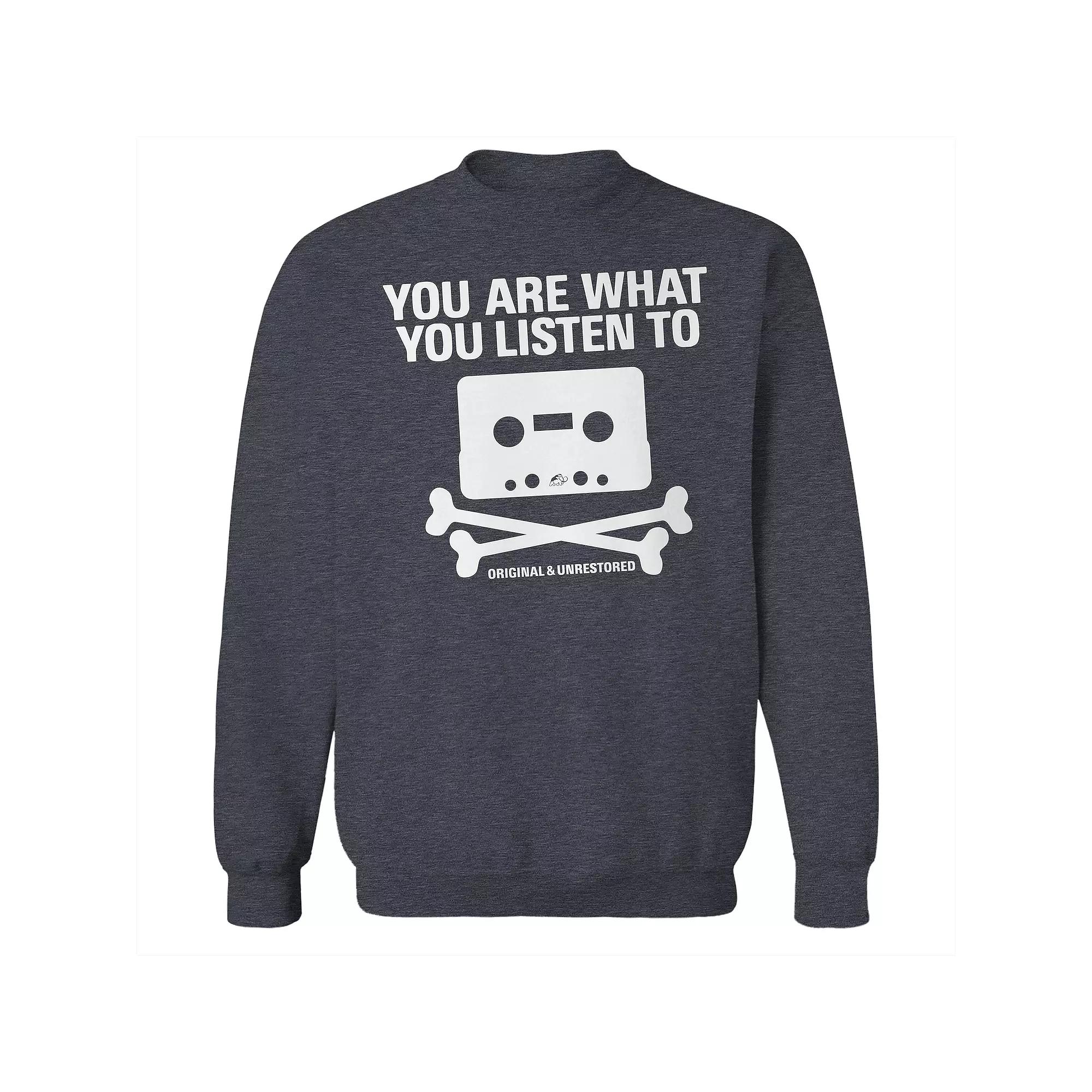 Men's Original & Unrestored Listen Fleece Graphic Sweatshirt,  Product Image