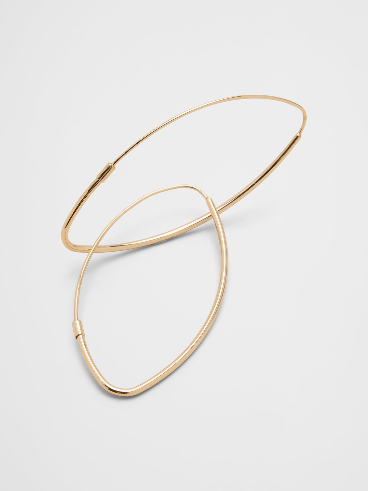 Wire Teardrop Earrings Product Image