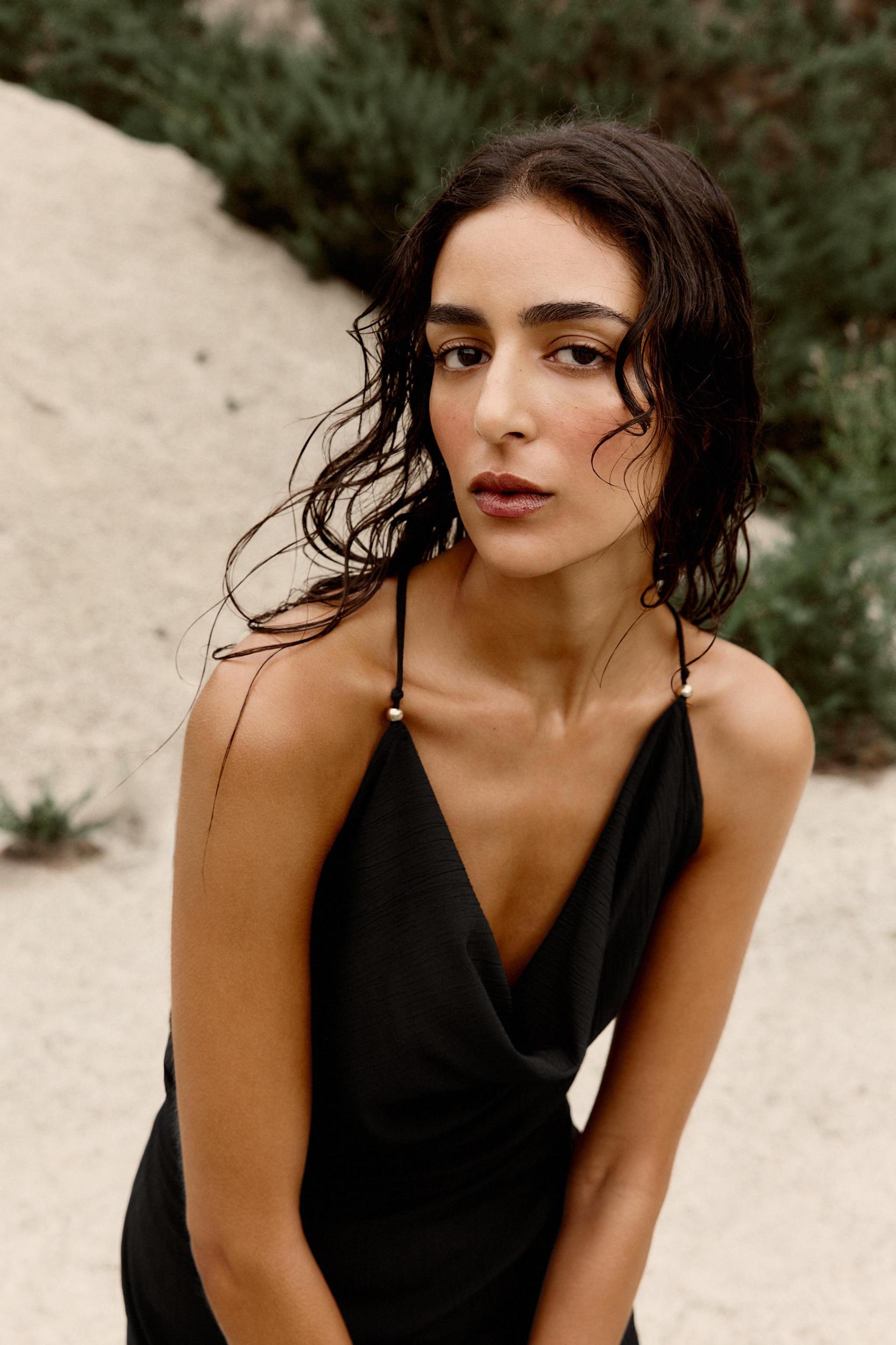 FITTED LINGERIE STYLE DRESS Product Image