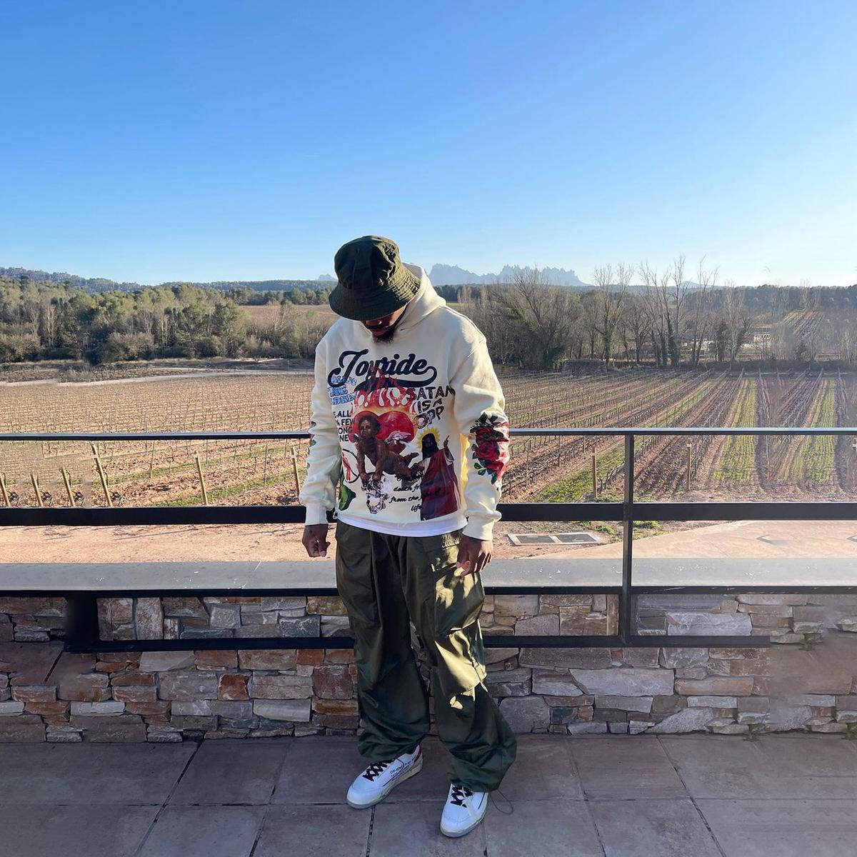 Sopula Jesus Angel God Loves You Graphic Hoodie Product Image