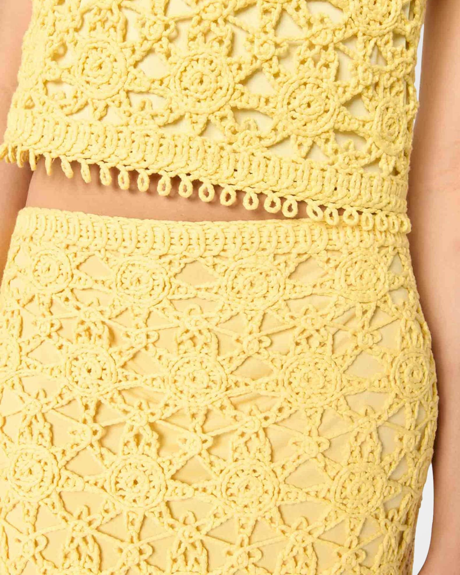 Jully Crochet Midi Skirt Product Image