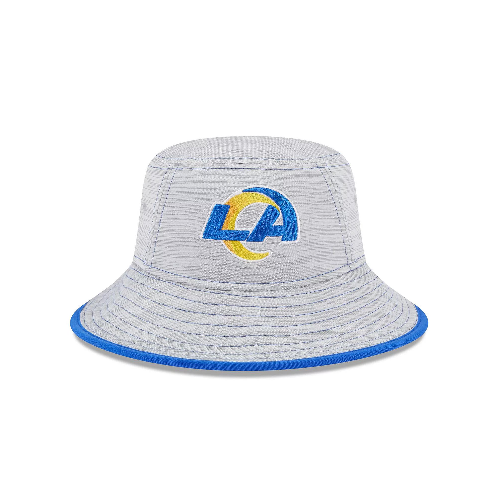 Men's New Era Gray Los Angeles Rams Game Bucket Hat, Grey Product Image
