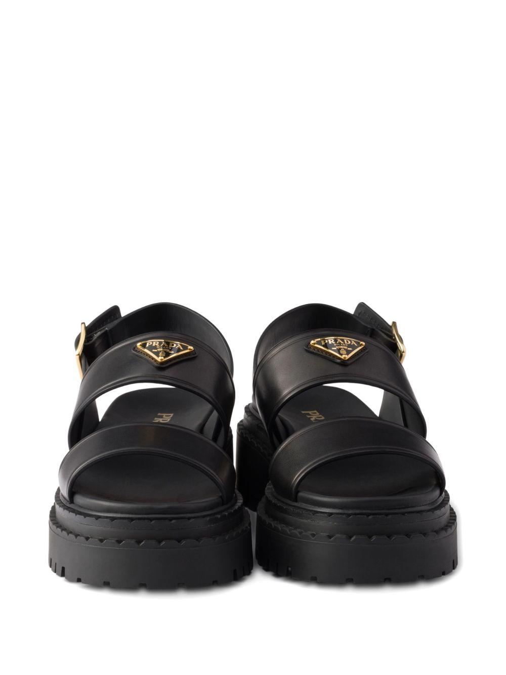 buckle-strap platform sandals Product Image