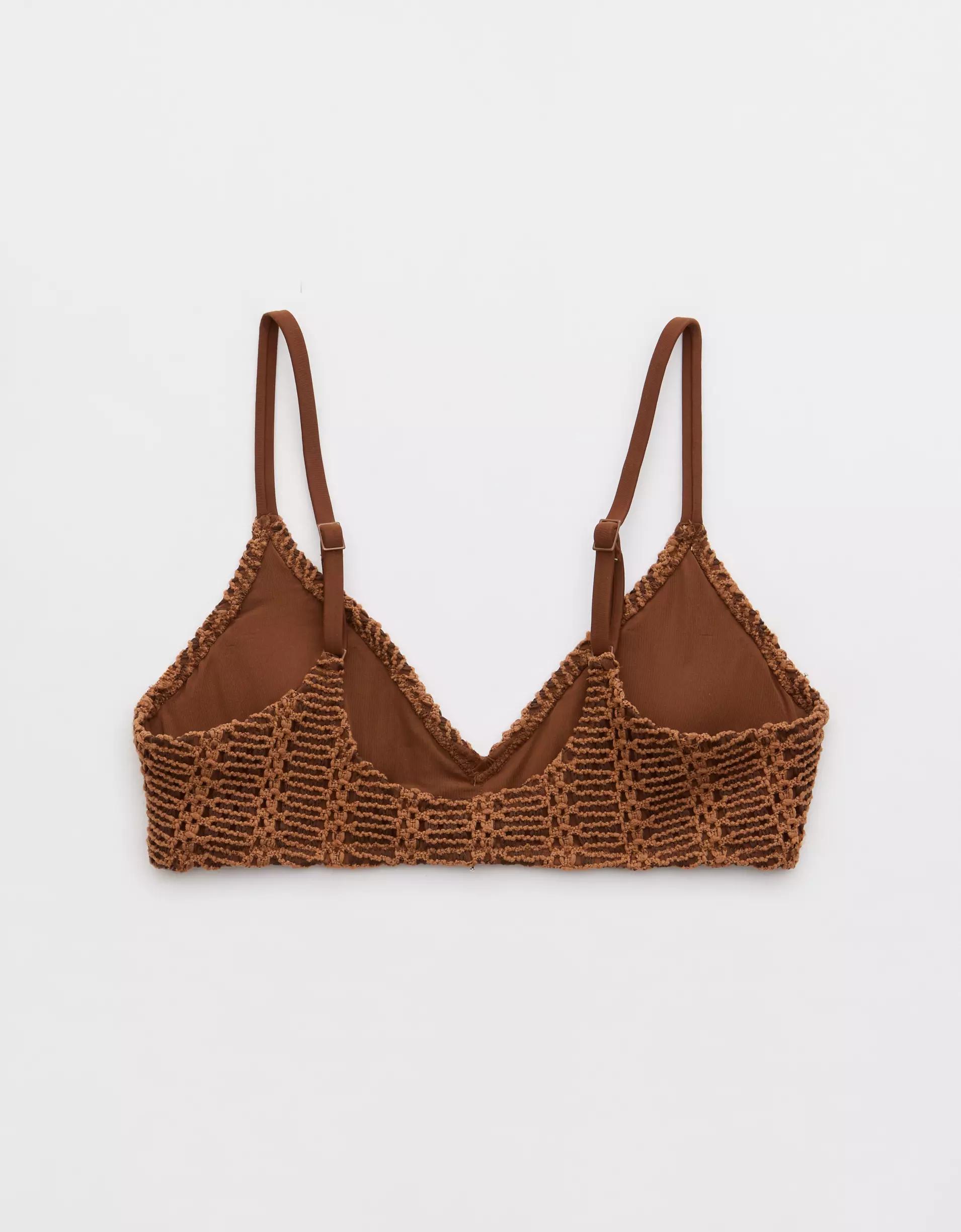 Aerie Cloudweave Crochet Voop Bikini Top Product Image