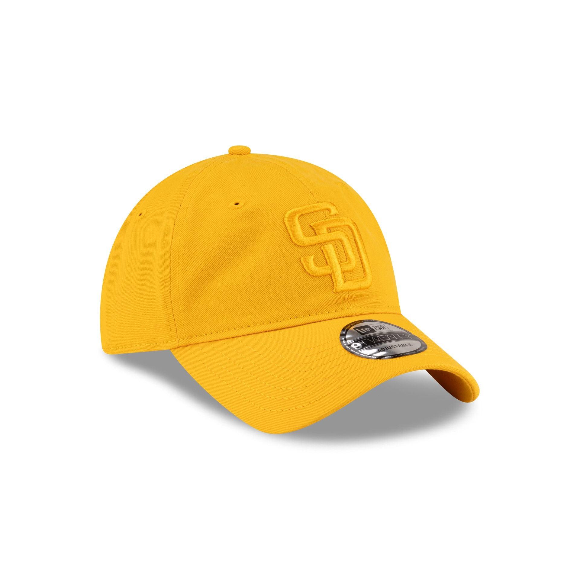 San Diego Padres Gold 9TWENTY Adjustable Hat Male Product Image