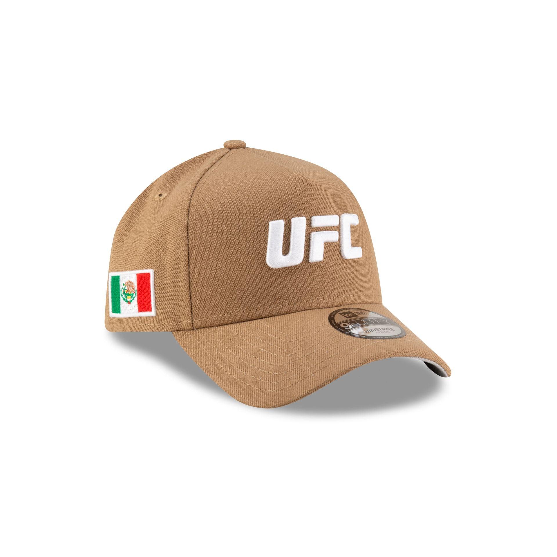 UFC Mexico Khaki Glove 9FORTY A-Frame Snapback Hat Male Product Image