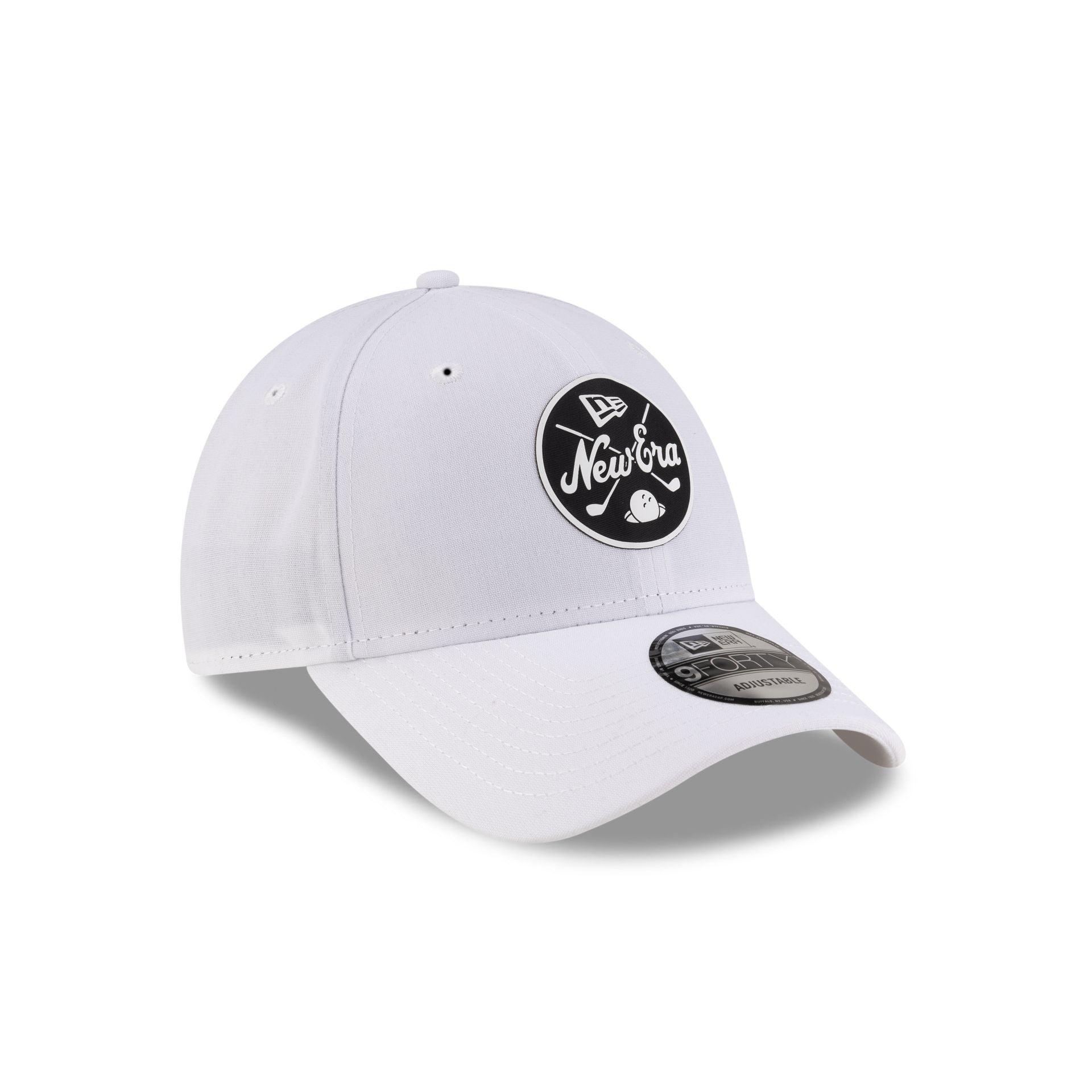 New Era Golf Repreve White 9FORTY Snapback Hat Male Product Image