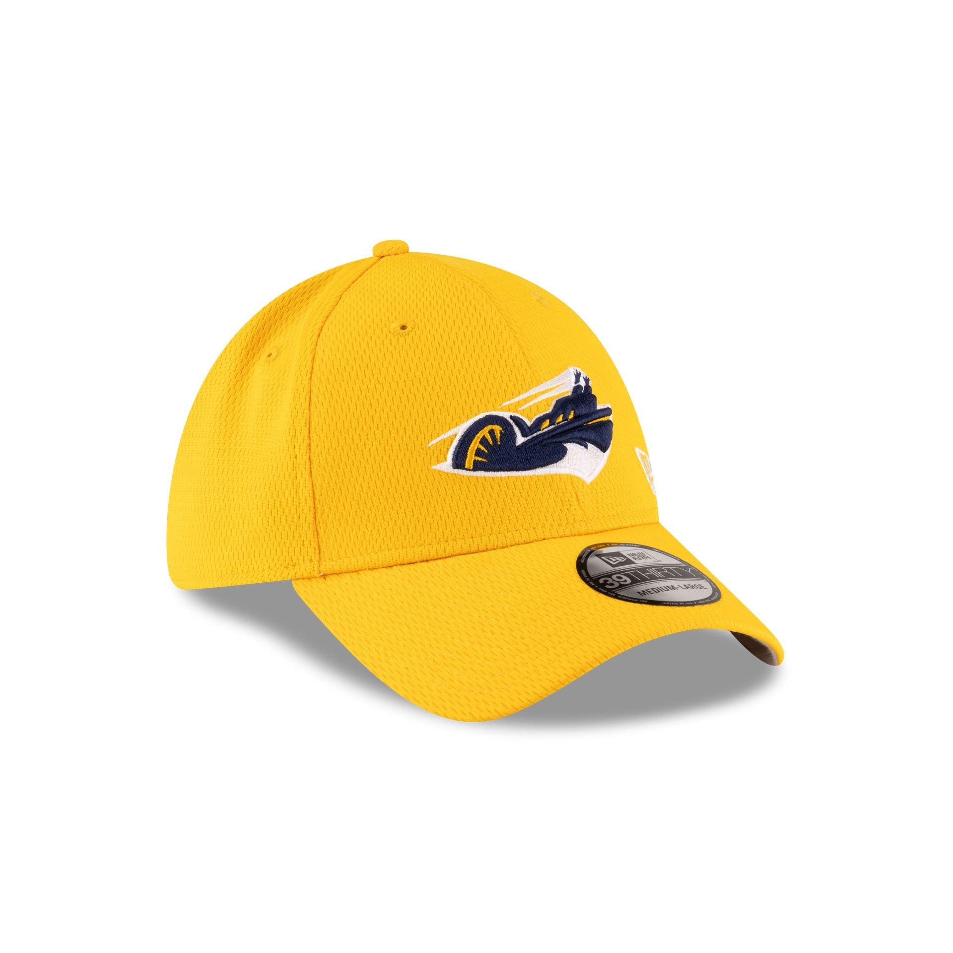Memphis Showboats Yellow 39THIRTY Stretch Fit Hat Male Product Image