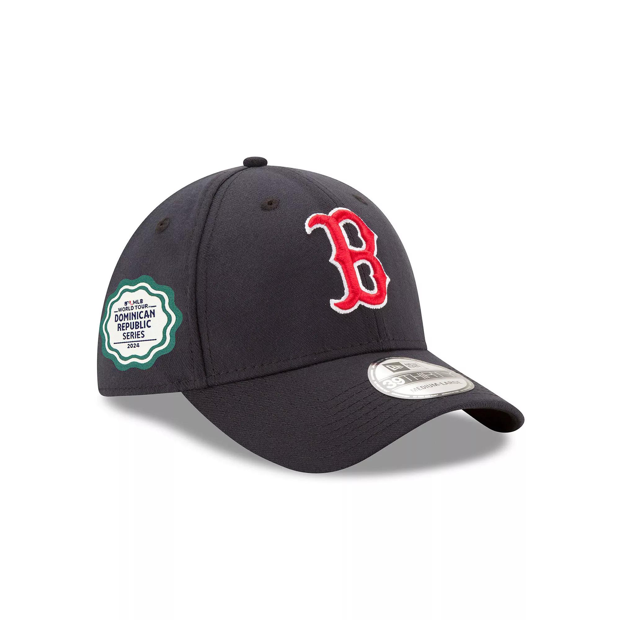 Men's New Era Navy Boston Red Sox 2024 MLB World Tour: Dominican Republic Series 39THIRTY Flex Hat,  Product Image