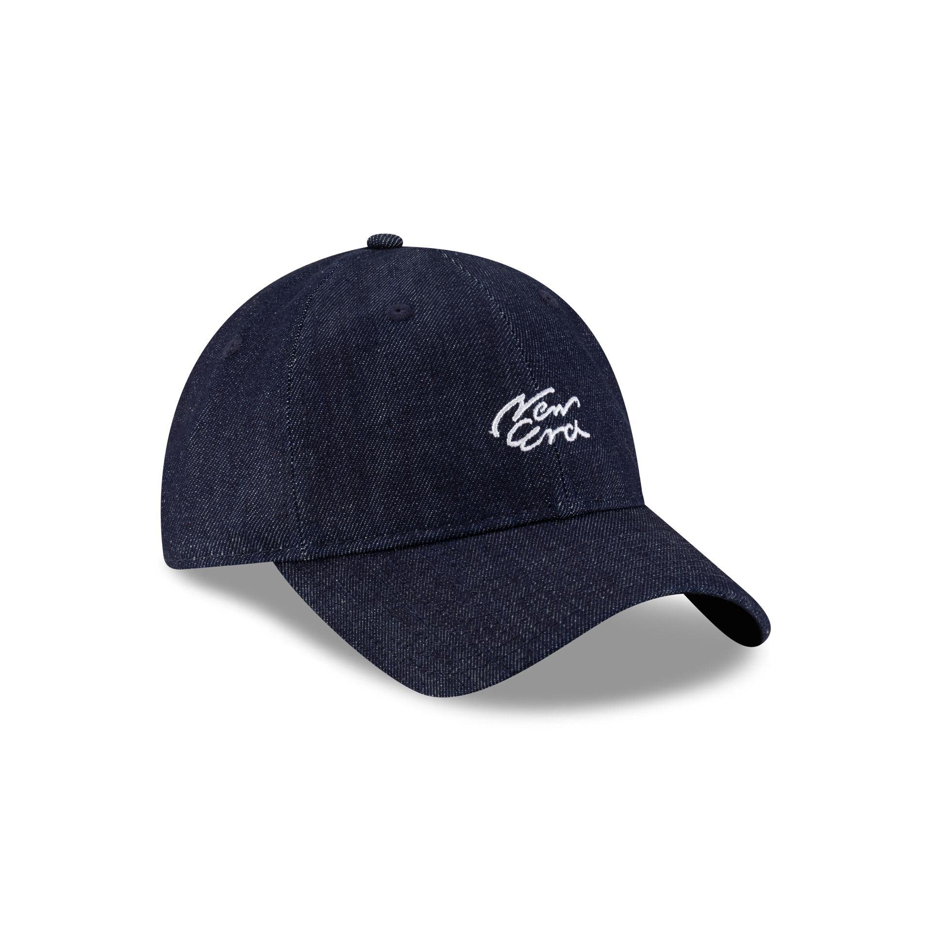 New Era Cap Handwritten Indigo Denim 9TWENTY Easy Snap Hat Male Product Image
