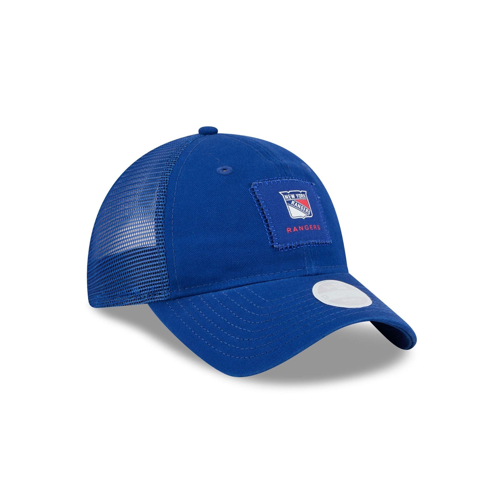 New York Rangers Women's Square Stitch 9TWENTY Trucker Hat Female Product Image