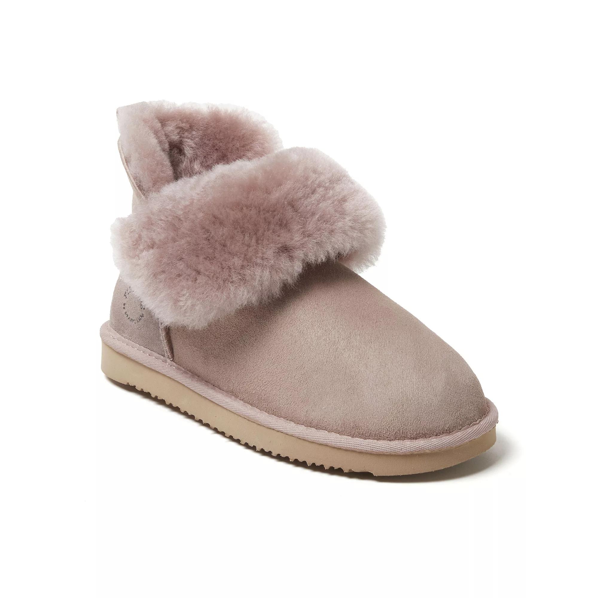 Fireside By Dearfoams Perth Wool-Lined Foldover Women's Boot Slippers,  Product Image