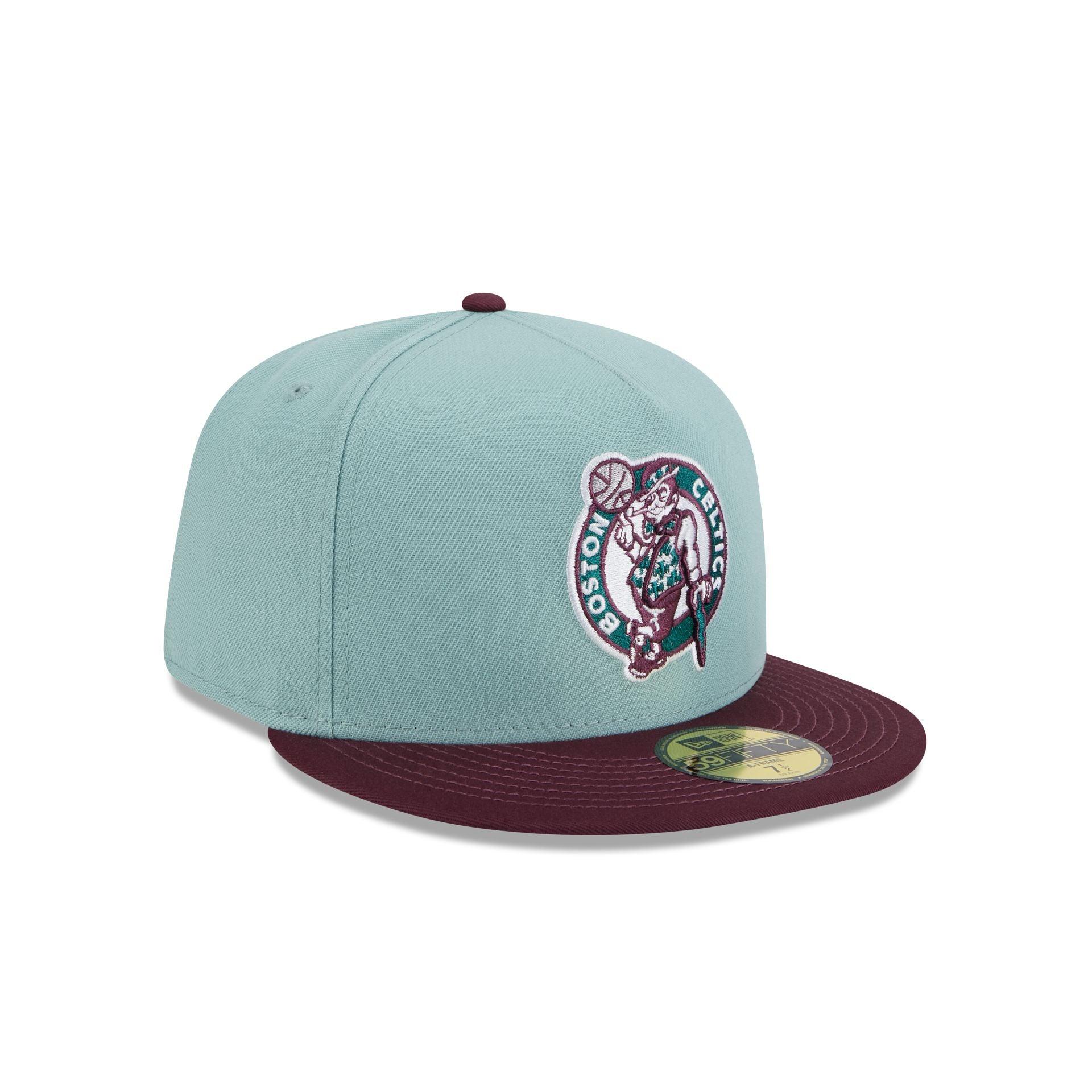 Boston Celtics Beach Kiss Blue 59FIFTY A-Frame Fitted Hat Male Product Image