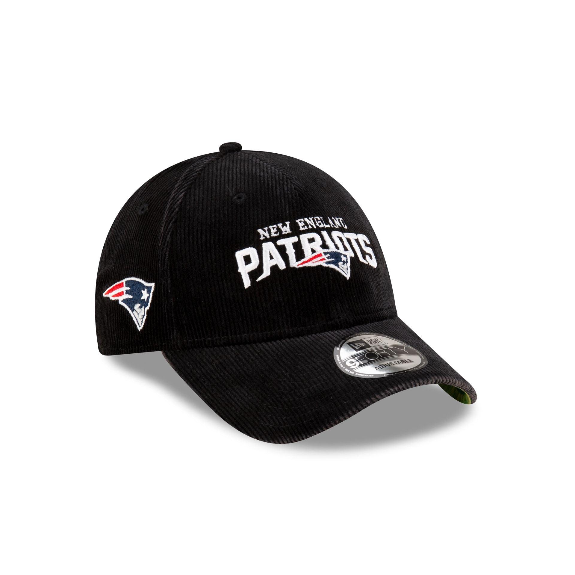 New England Patriots Washed Cord 9FORTY Adjustable Hat Male Product Image