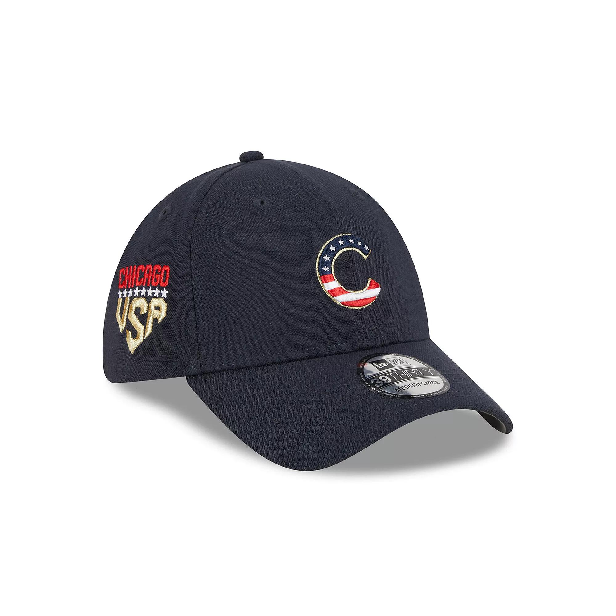 Men's New Era Navy Colorado Rockies 2023 Fourth of July 39THIRTY Flex Fit Hat,  Product Image