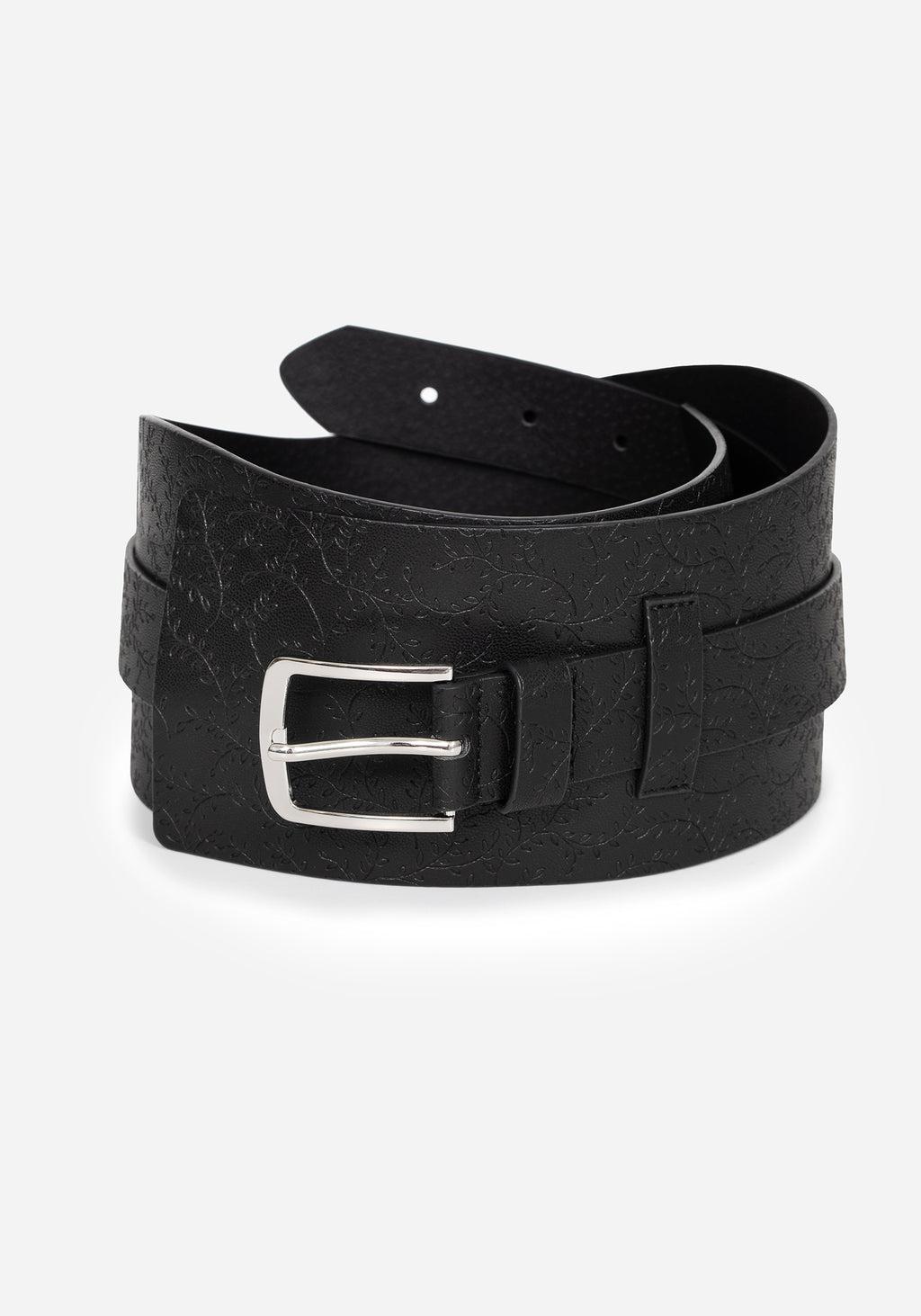 Bathory Floral Embossed Waist Belt Product Image
