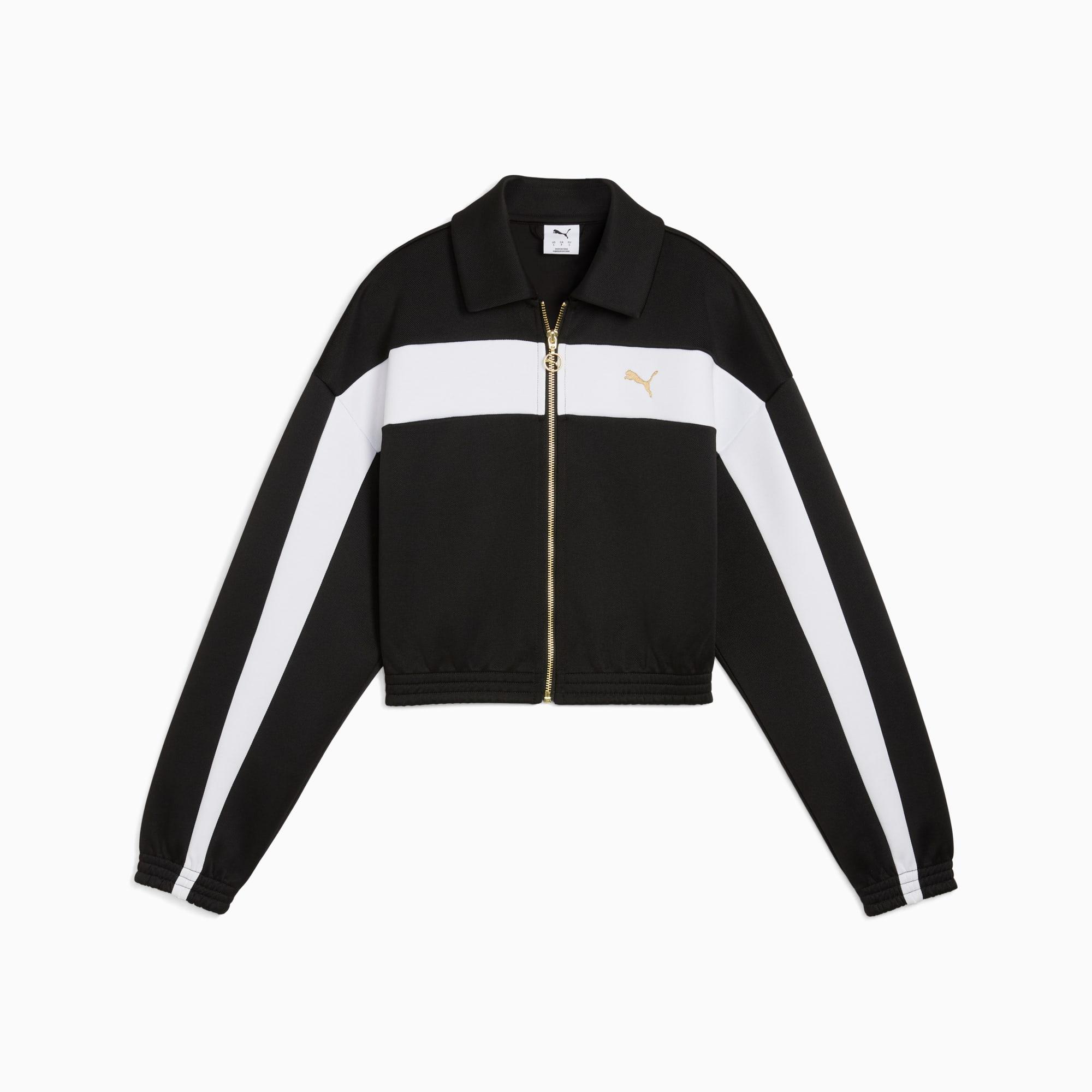 PUMA Women's Relaxed Crop Track Jacket Product Image