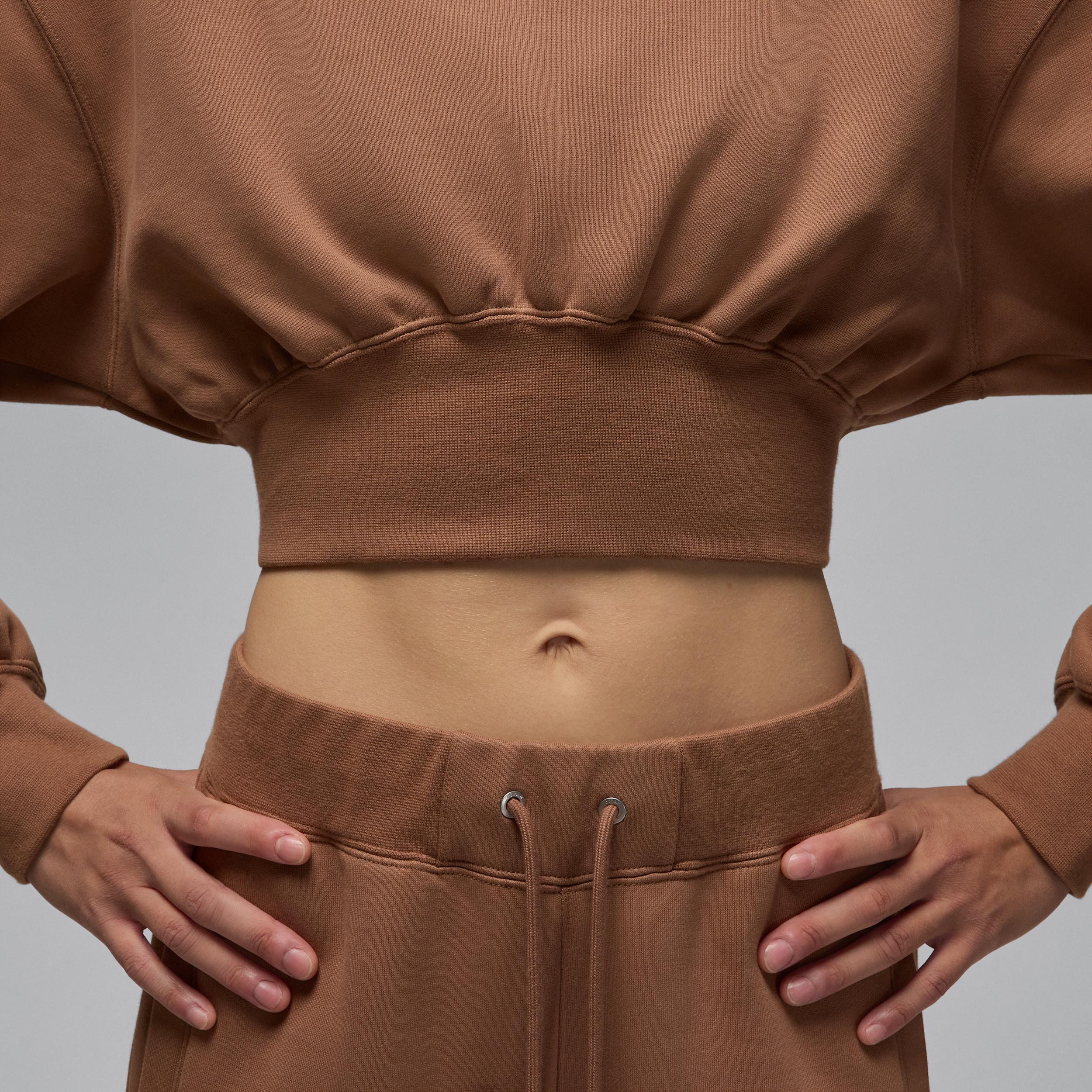 Jordan Flight Fleece Women's Cropped Sweatshirt Product Image