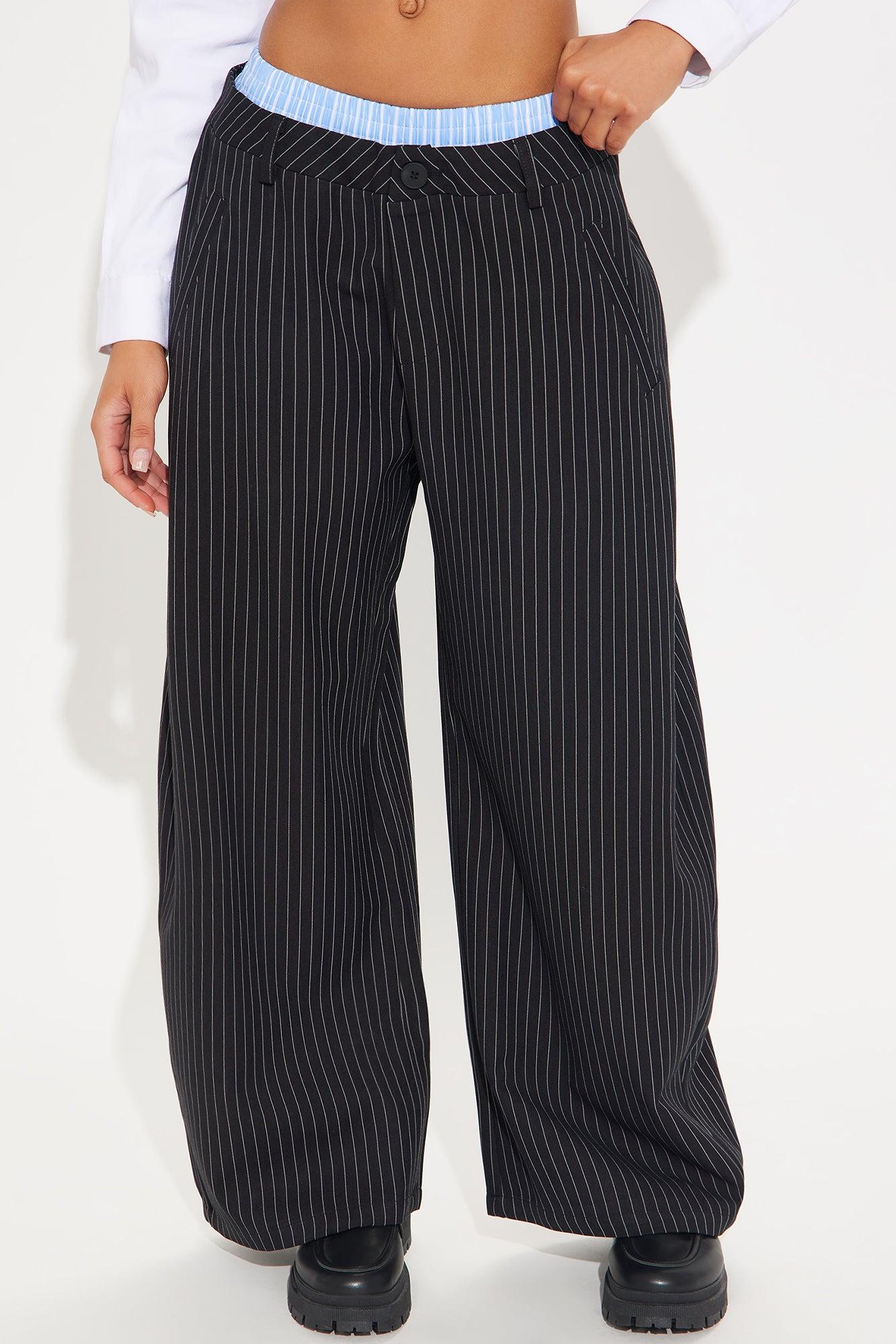 Make Your Point Barrel Trouser Pant - Black Product Image