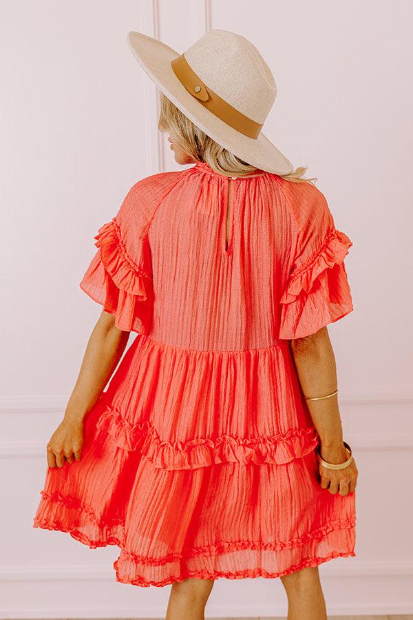 Sunny Stroll Ruffle Mini Dress Product Image