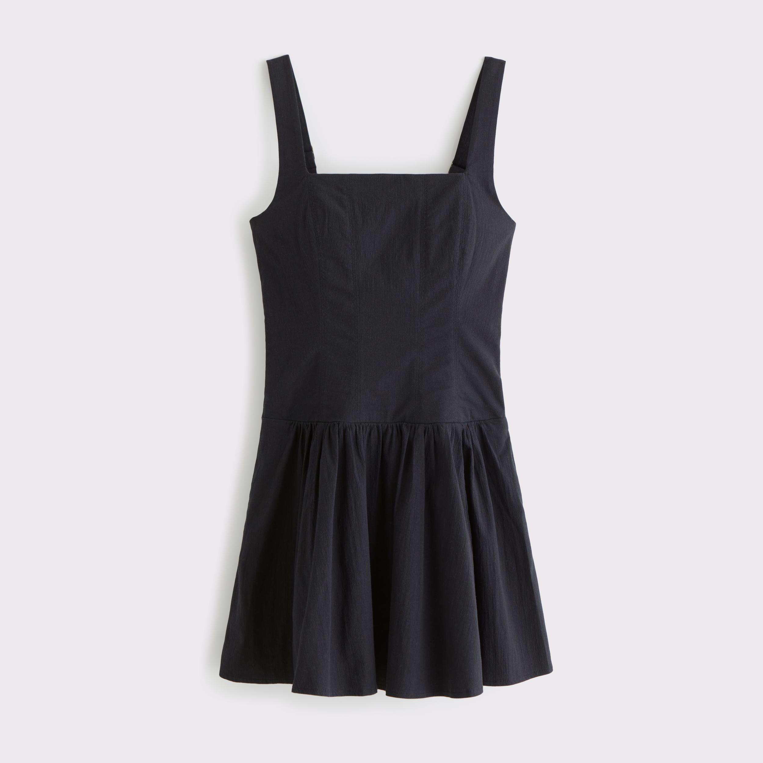The A&F Mila Drop-Waist Mini Dress Product Image