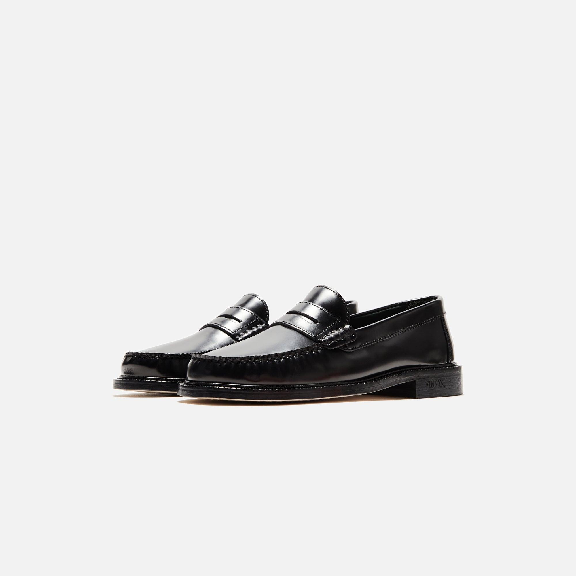 VINNY's Yardee Mocassin Loafer - Polido Leather Black Male Product Image