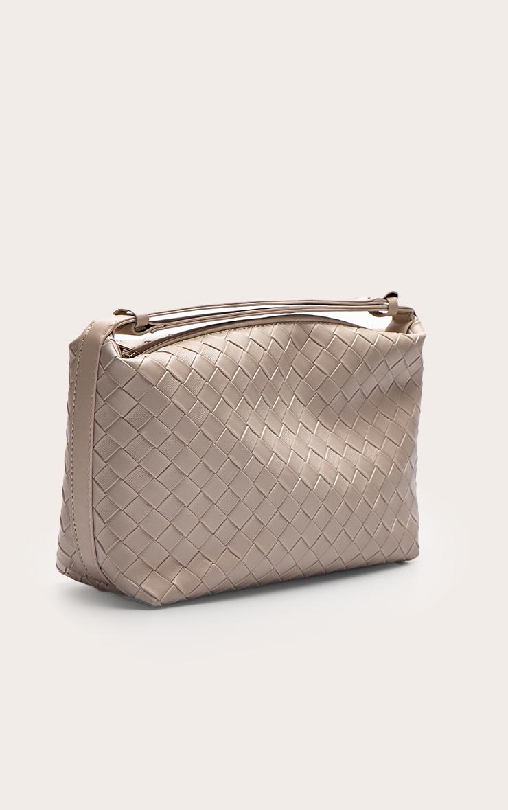 Stone Weave Adjustable Handle Handbag Product Image