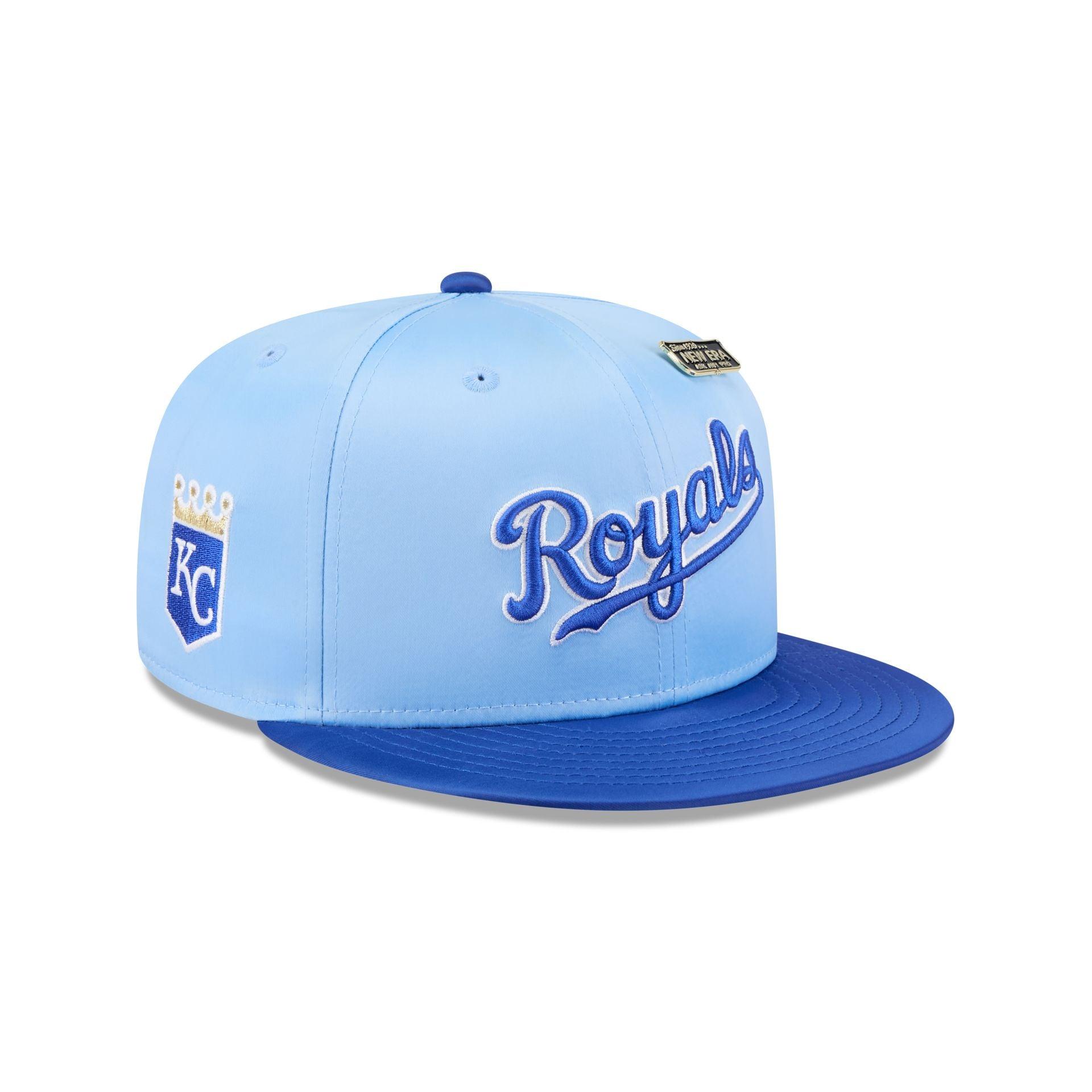 Kansas City Royals Spring Satin 59FIFTY Fitted Hat Male Product Image