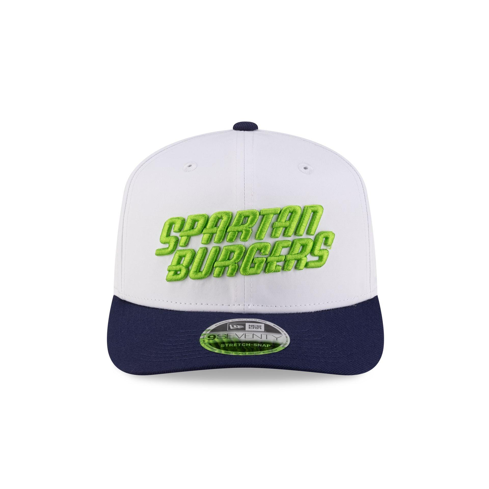 Hub City Spartanburgers Optic White 9SEVENTY Stretch-Snap Hat Male Product Image