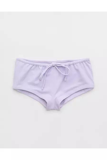 Aerie Terry Boyshort Cheeky Bikini Bottom Women's Product Image