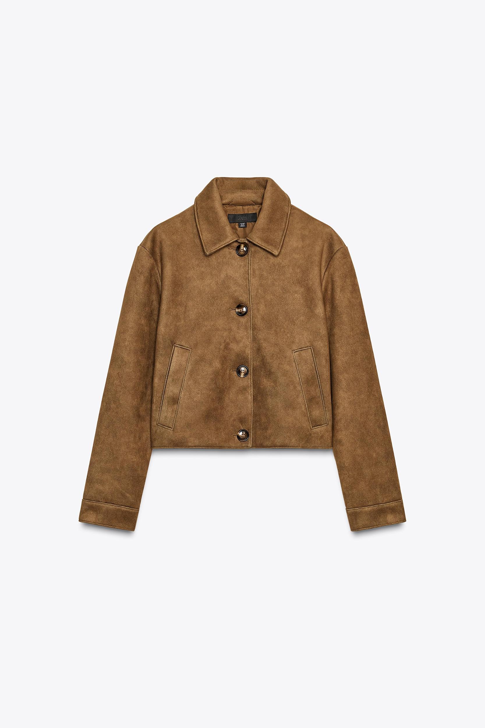 FAUX SUEDE JACKET Product Image
