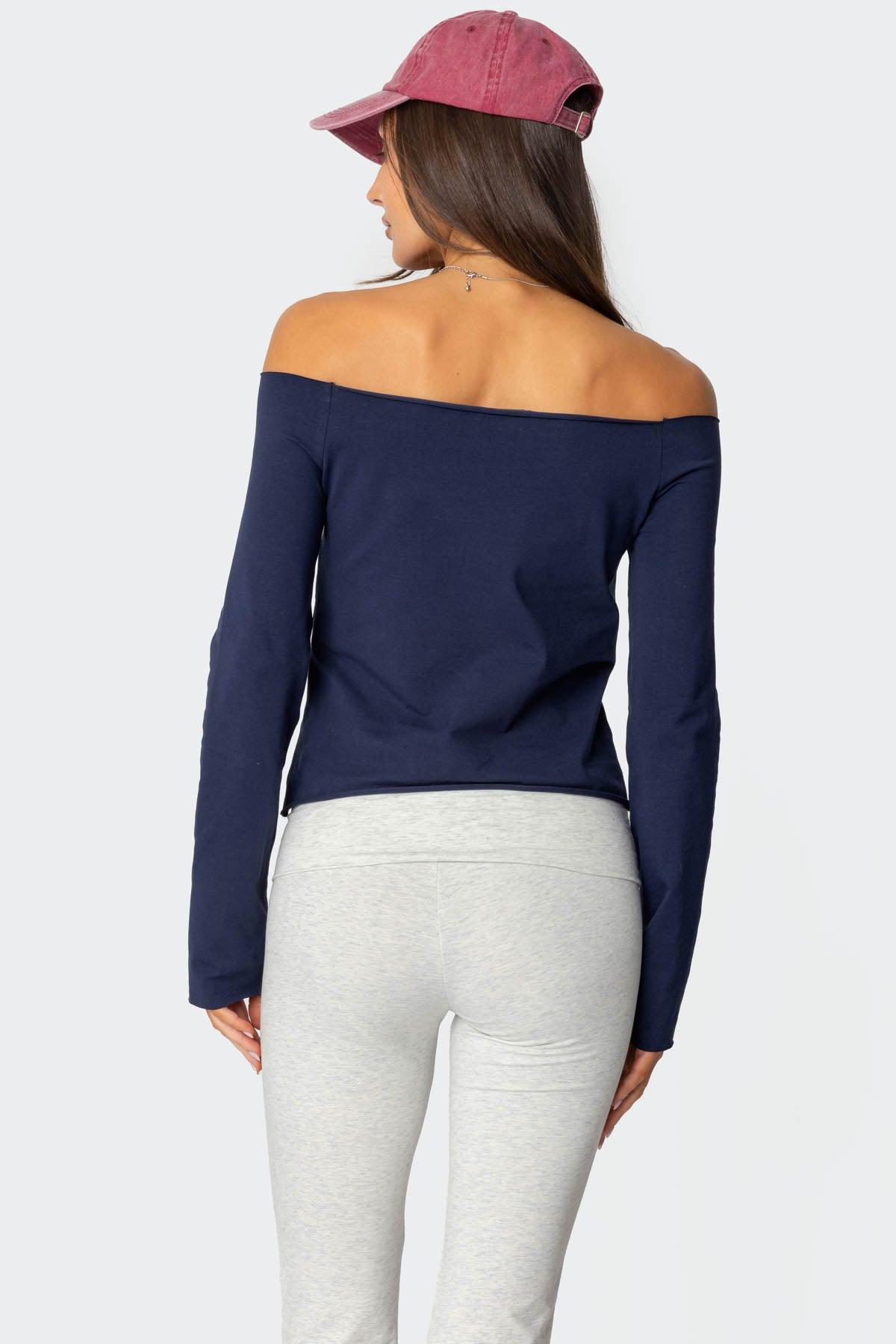 Aspen Ski Club Off Shoulder Top Product Image