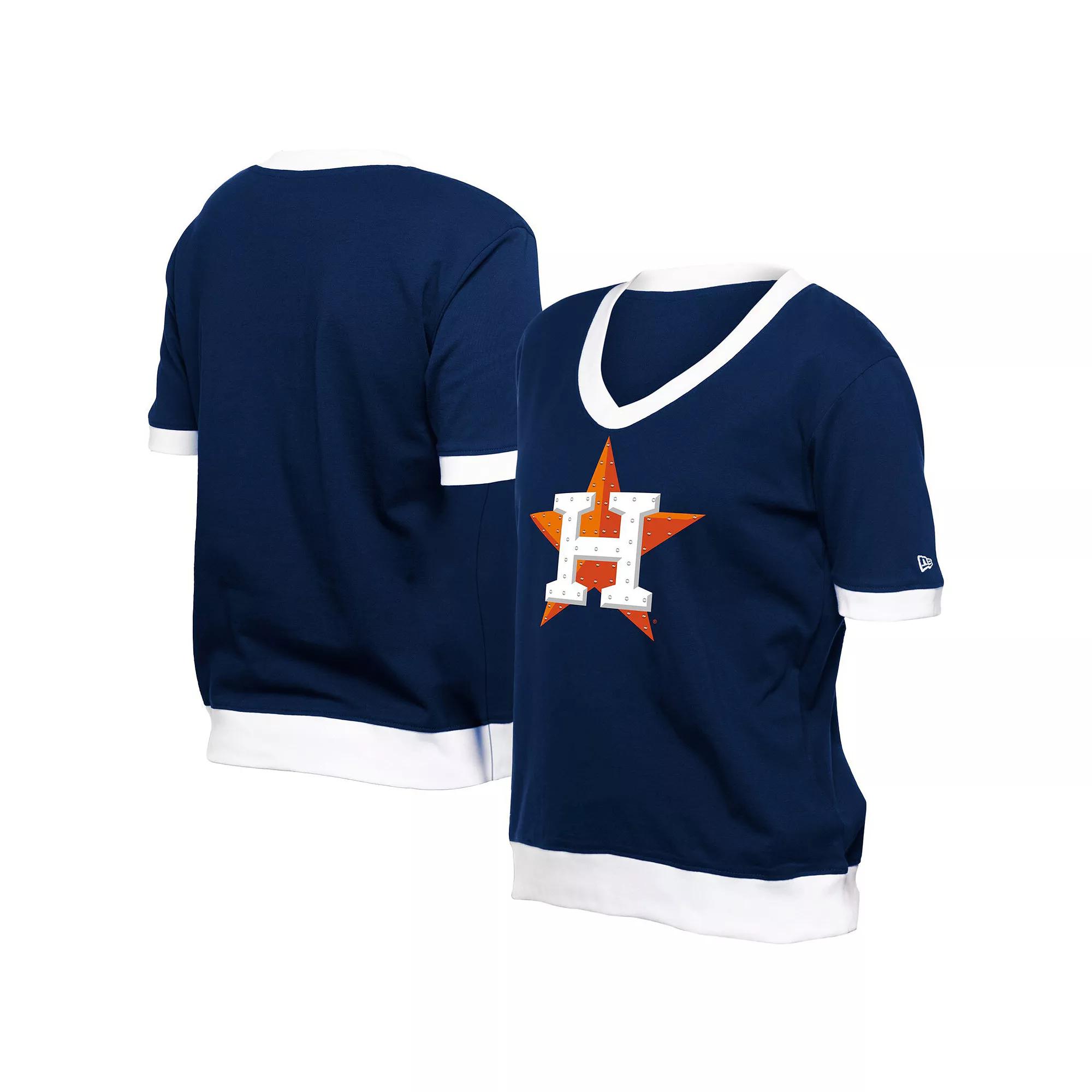 Women's New Era Black Boston Bruins Game Day Rhinestuds T-Shirt, Size: XL Product Image