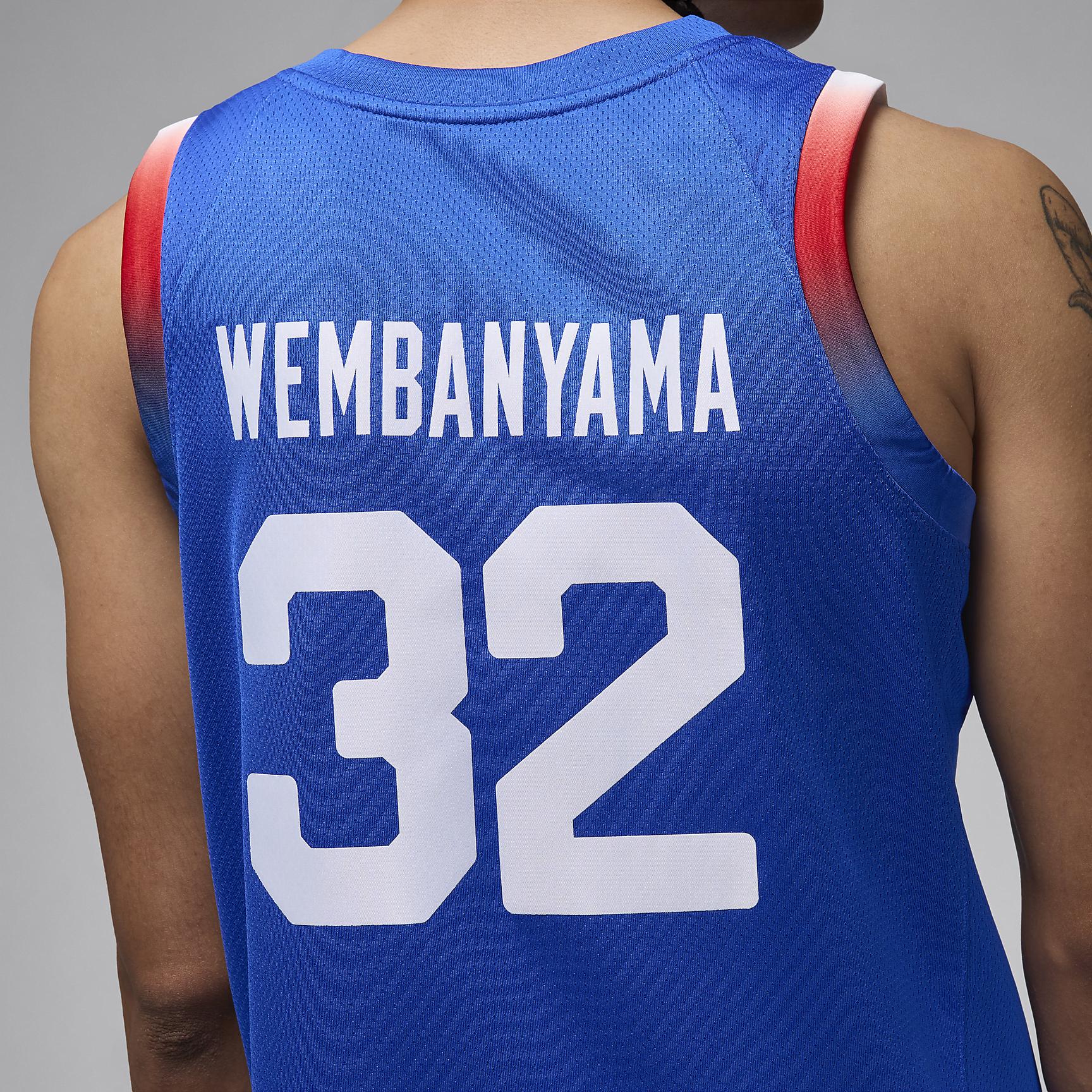 Victor Wembanyama France Limited Road Men's Jordan Basketball Replica Jersey Product Image