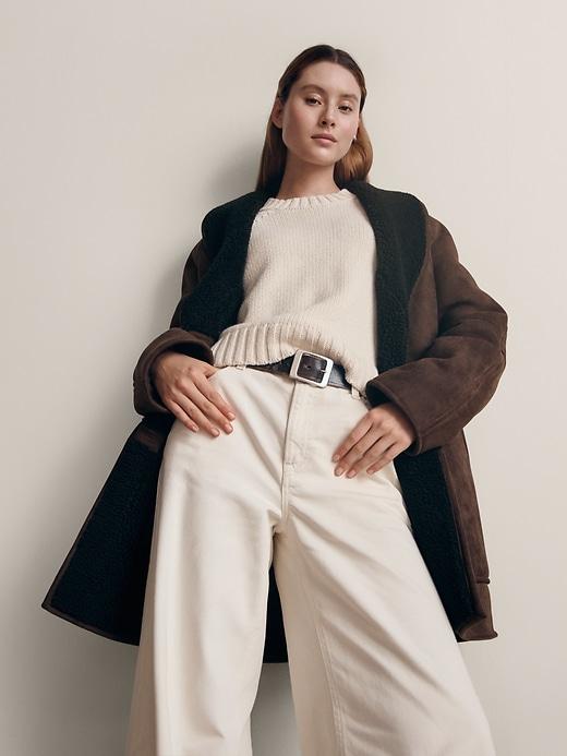 Relaxed Balloon-Sleeve Sweater Product Image