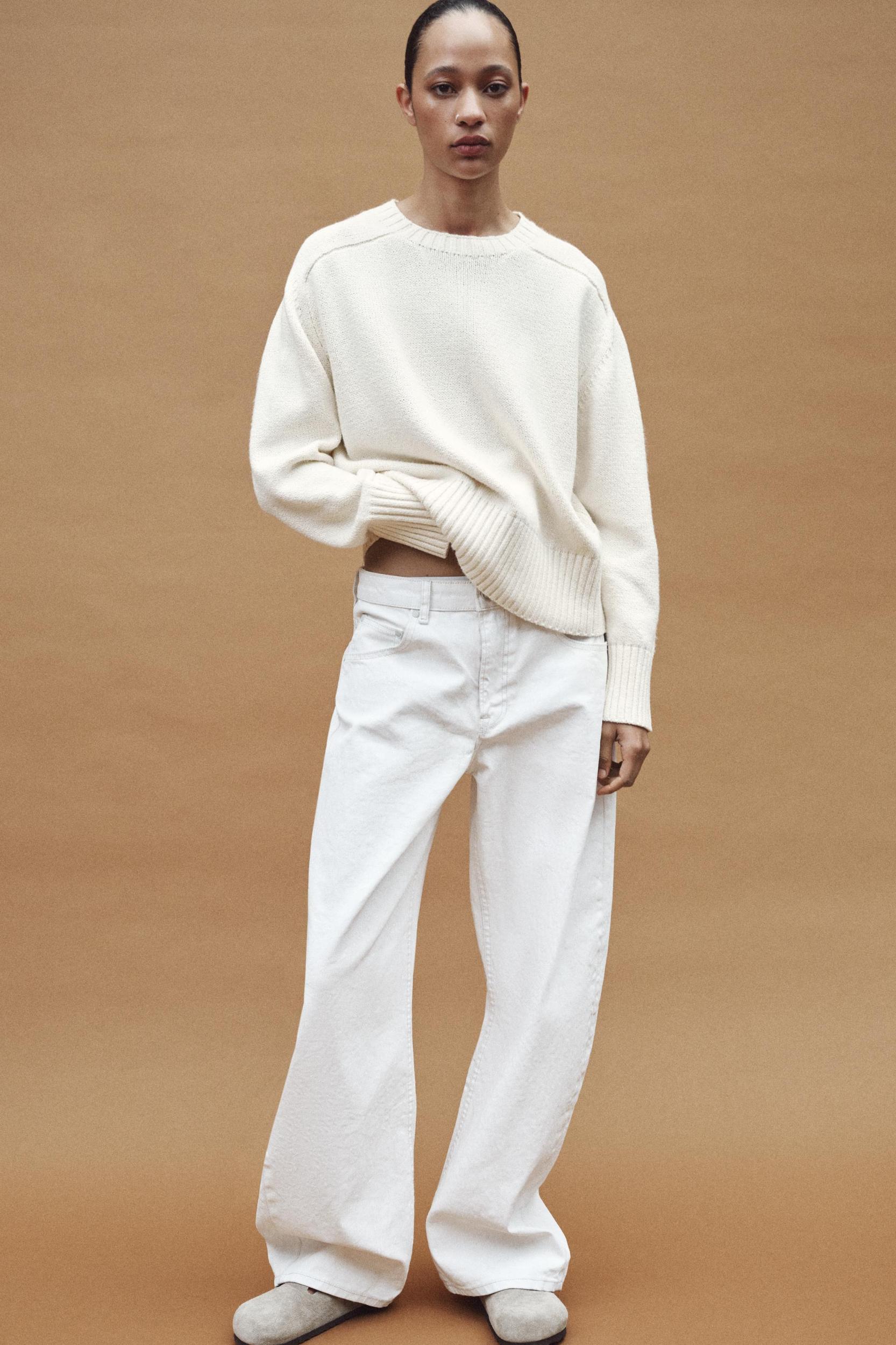 ZW COLLECTION TAPERED MID-RISE WAXED CRACKED JEANS Product Image