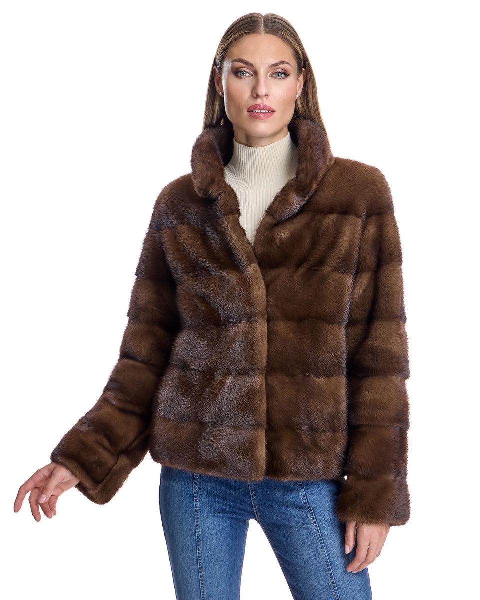 Horizontal Mink Jacket Product Image