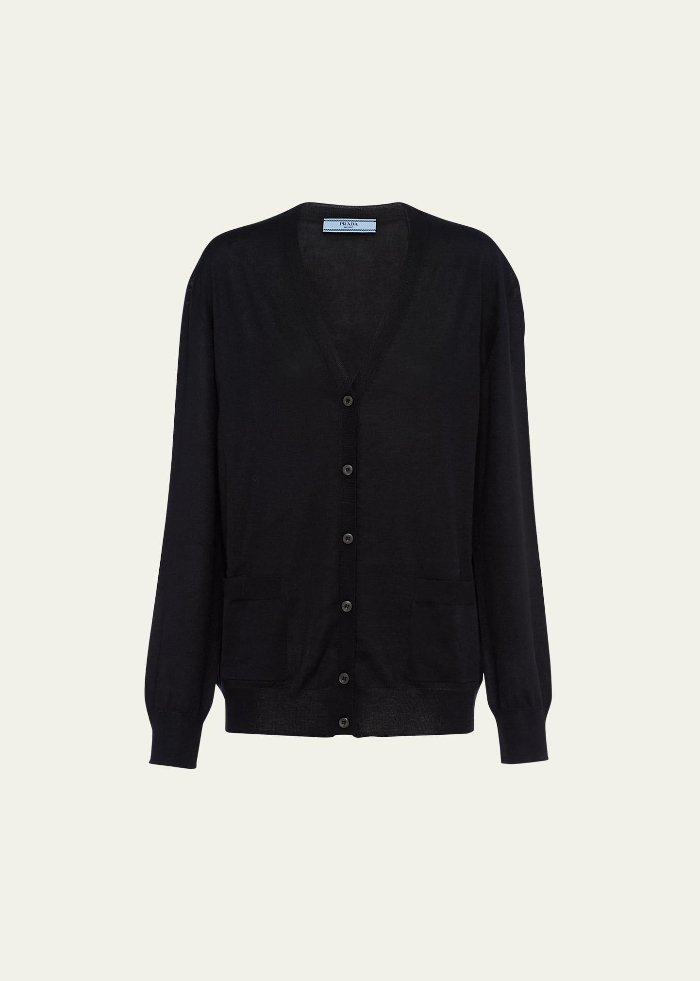 Superfine Cashmere Knit Cardigan Product Image
