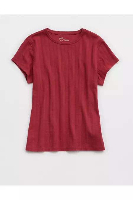 Aerie Pointelle Vintage T-Shirt Women's Product Image