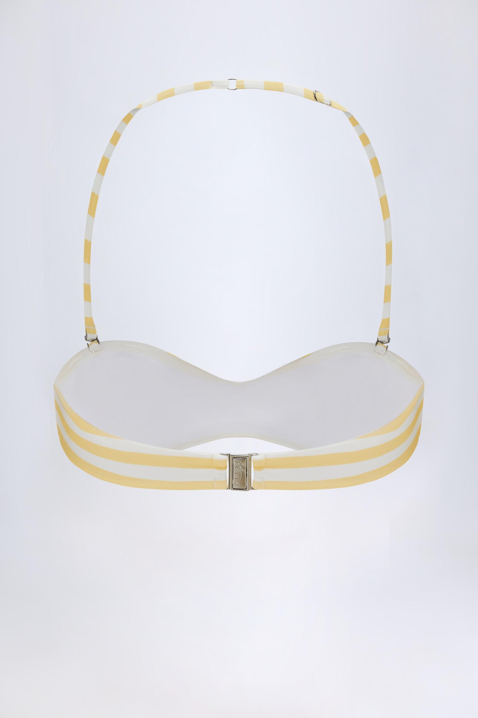 Multiway Bikini Top in Lemon Product Image