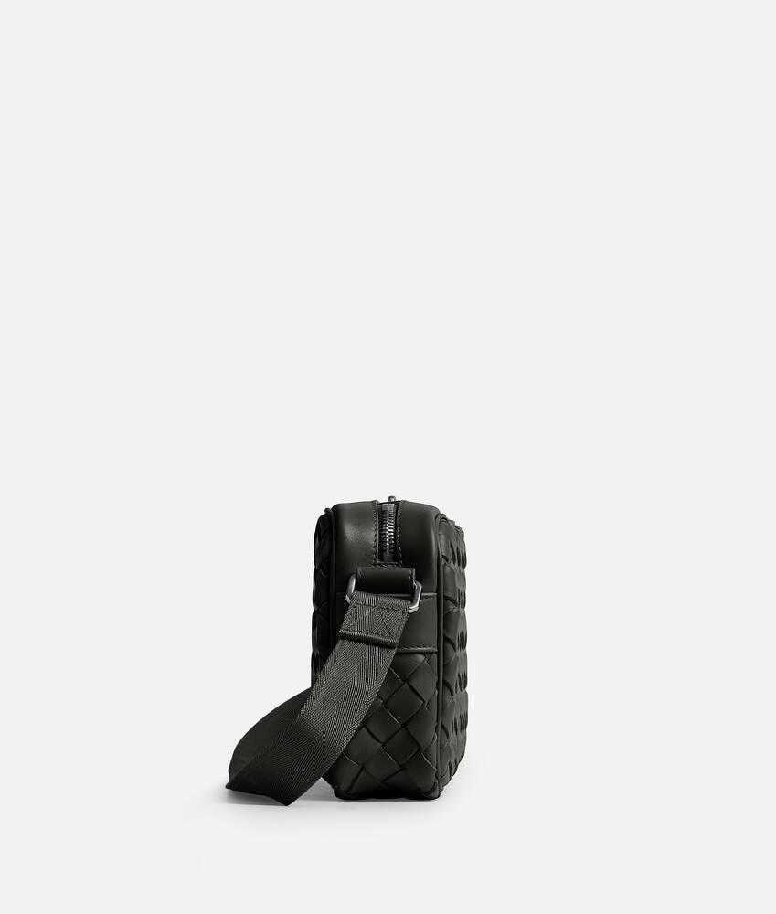 Small Intrecciato Camera Bag in Dark green Product Image